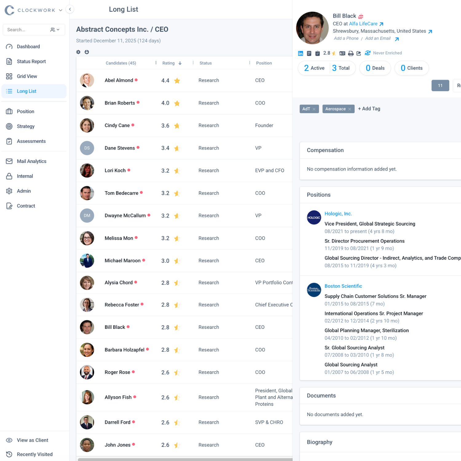 2026 New UI LongList Profile