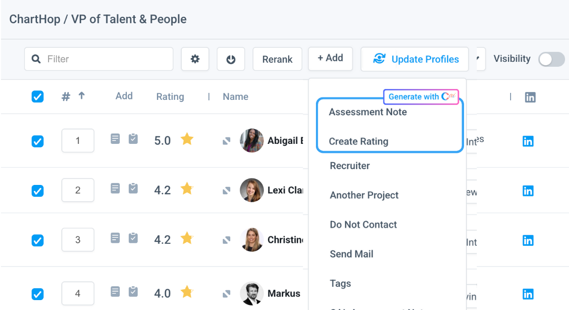 Assess Rate with CAI Web Image