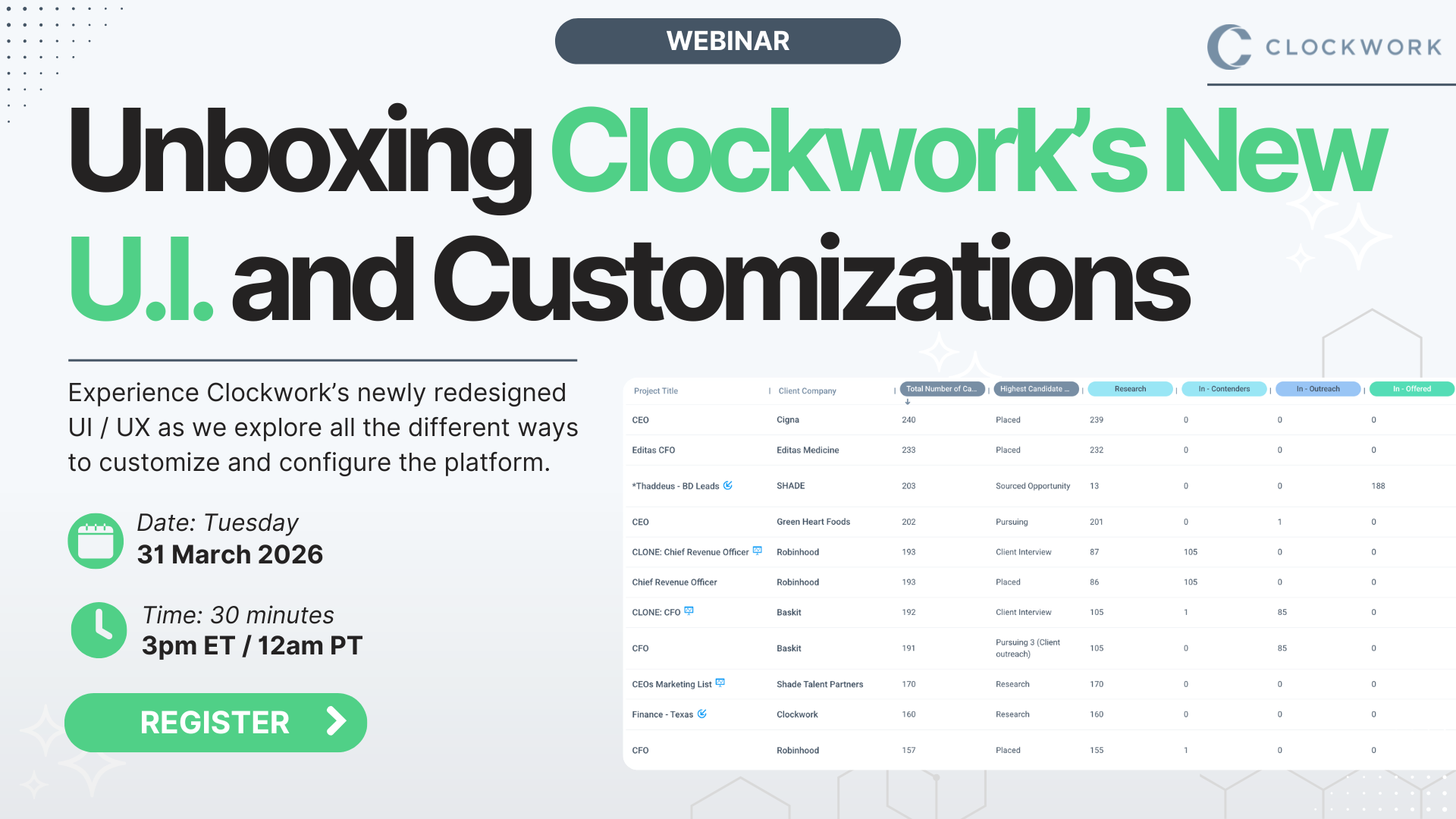 CWR 3 New UI UX Personalization 2026 Live Demo Webinar Cards