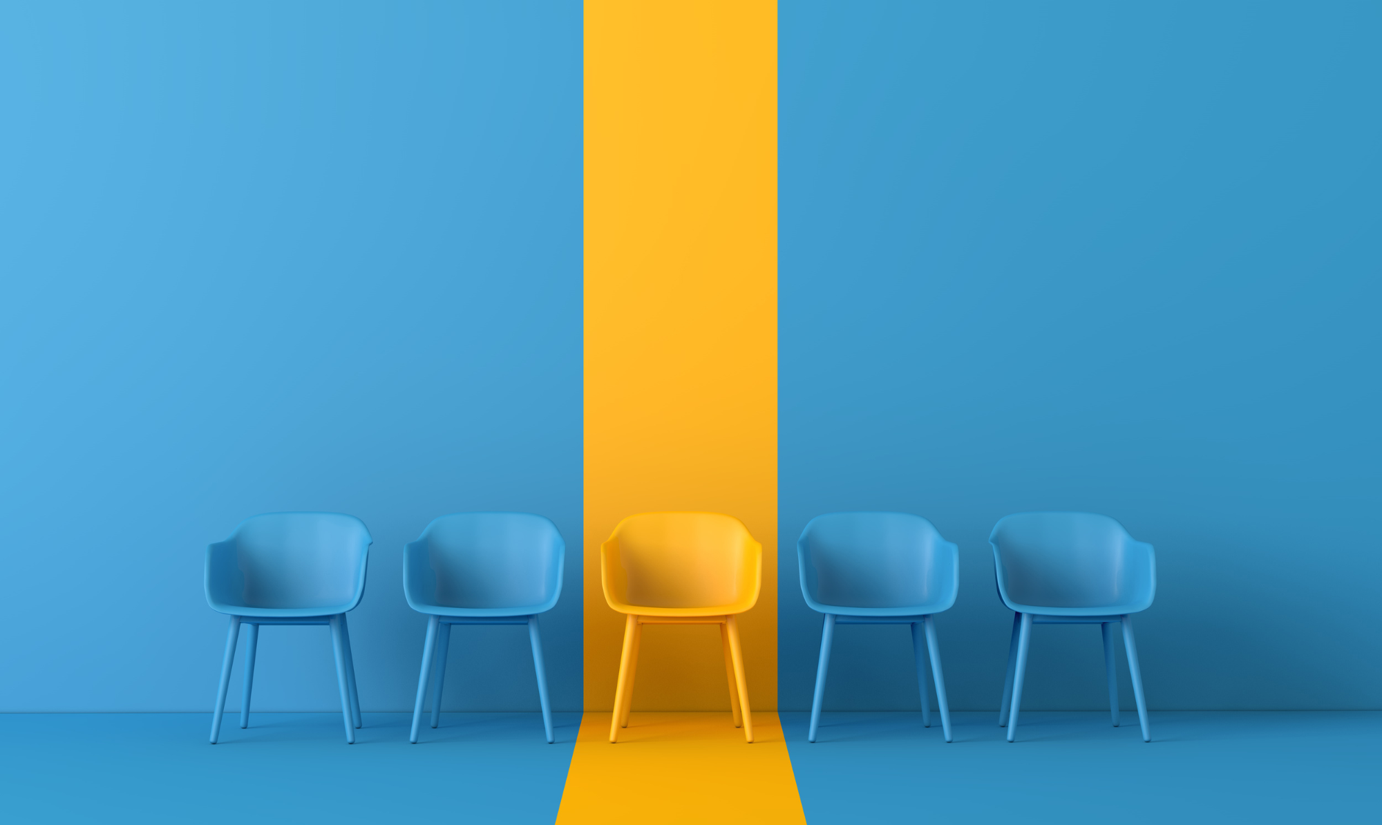 ESE Blue and Yellow Chairs